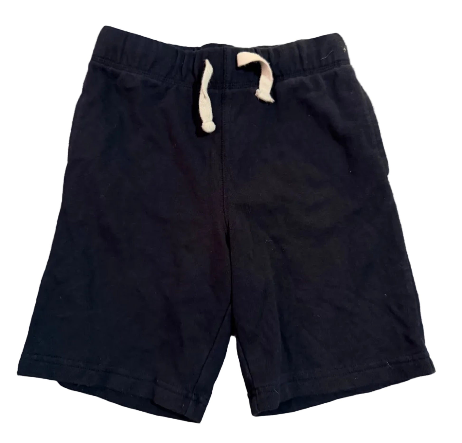 Pair of black shorts with drawstrings 