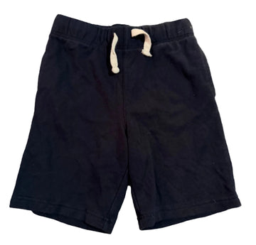 Pair of black shorts with drawstrings 