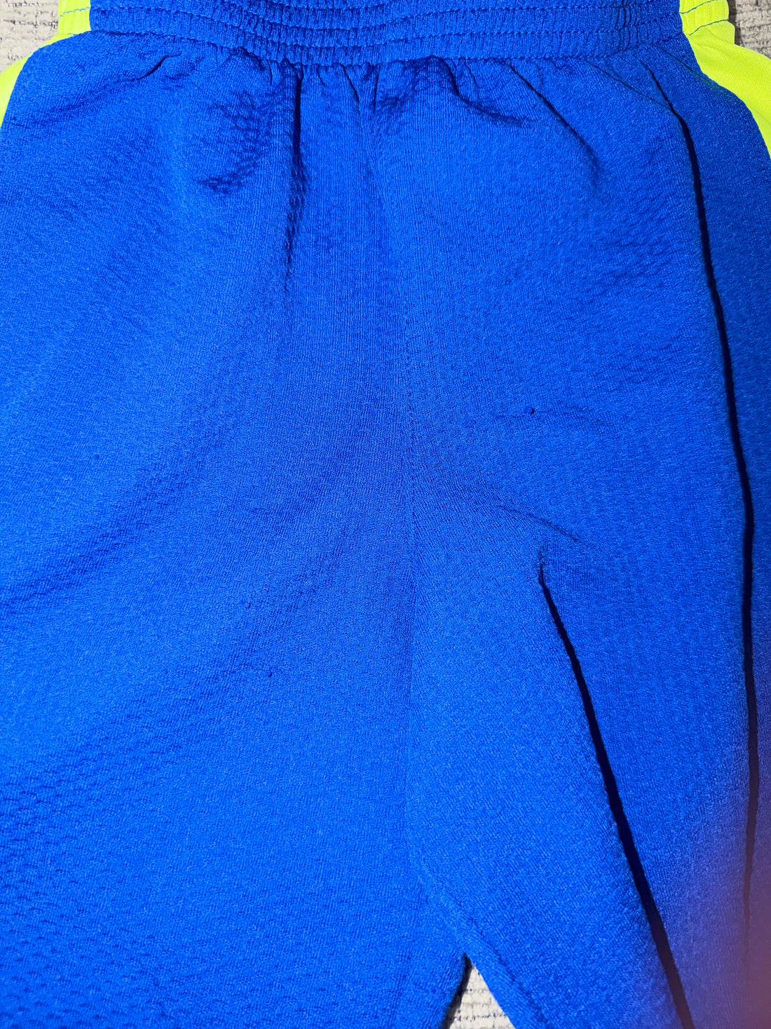 BLUE AND YELLOW SHORTS