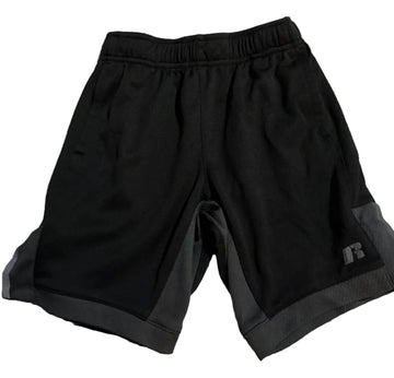 black & gray shorts