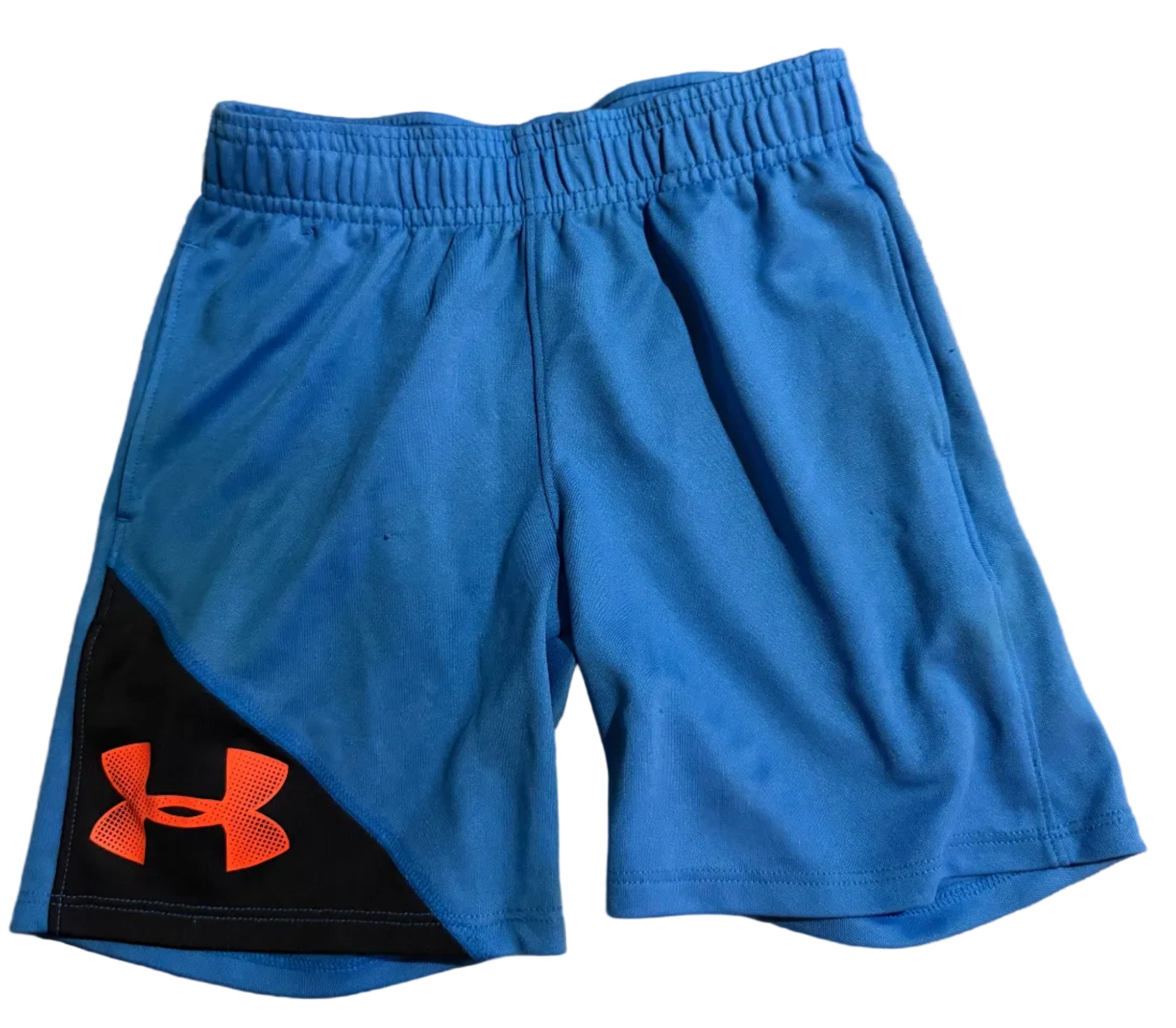 blue shorts