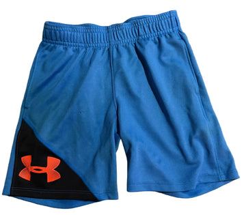 blue shorts