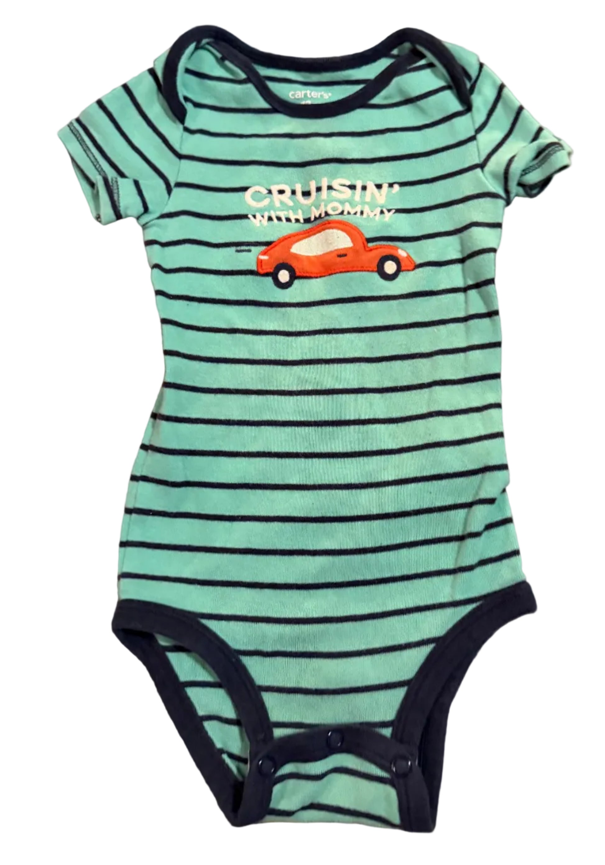 striped baby onesie