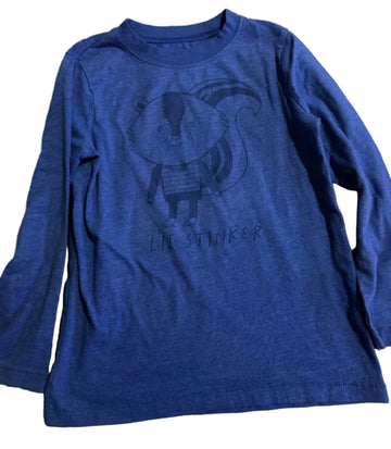BLUE GRAPHIC SHIRT