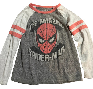 Gray Spider-Man shirt