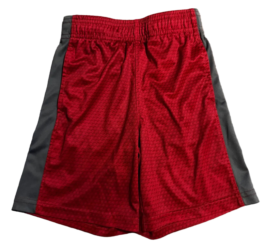 red shorts