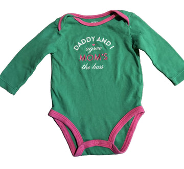 Carter's LS Onesie / 6M