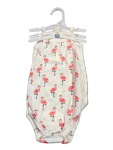 Floral-patterned fabric on a hanger 