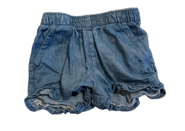 blue denim shorts