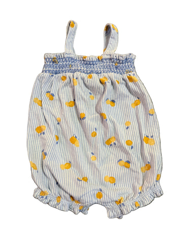 Baby romper with lemons